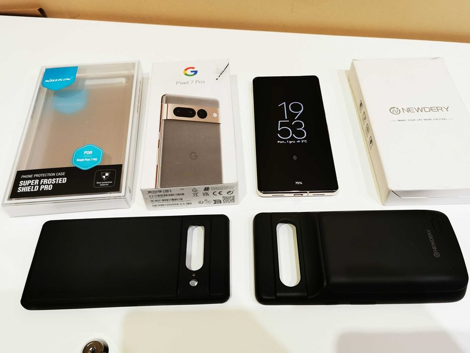 Telefon Smartfon Google pixel 7 Pro 12 / 128GB + powerbank + gratisy