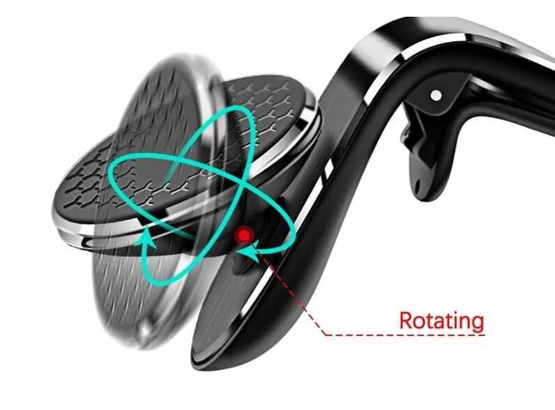 Магнитный автомобильный держатель для телефона 360 градусов