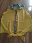 Camisa de manga à cava