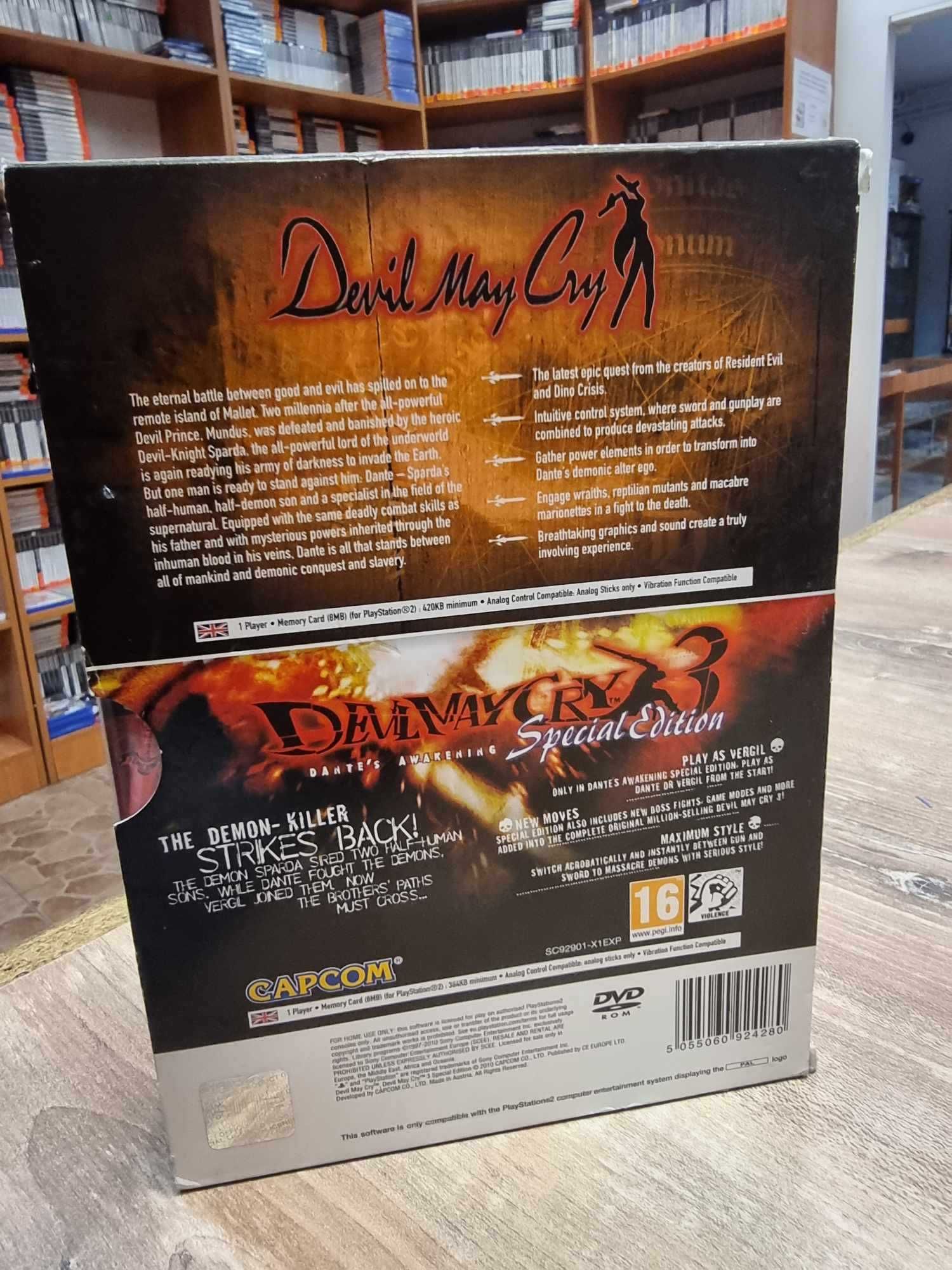 Capcom Classics Devil May Cry 1 + 3 PS2  Sklep Wysyłka Wymiana