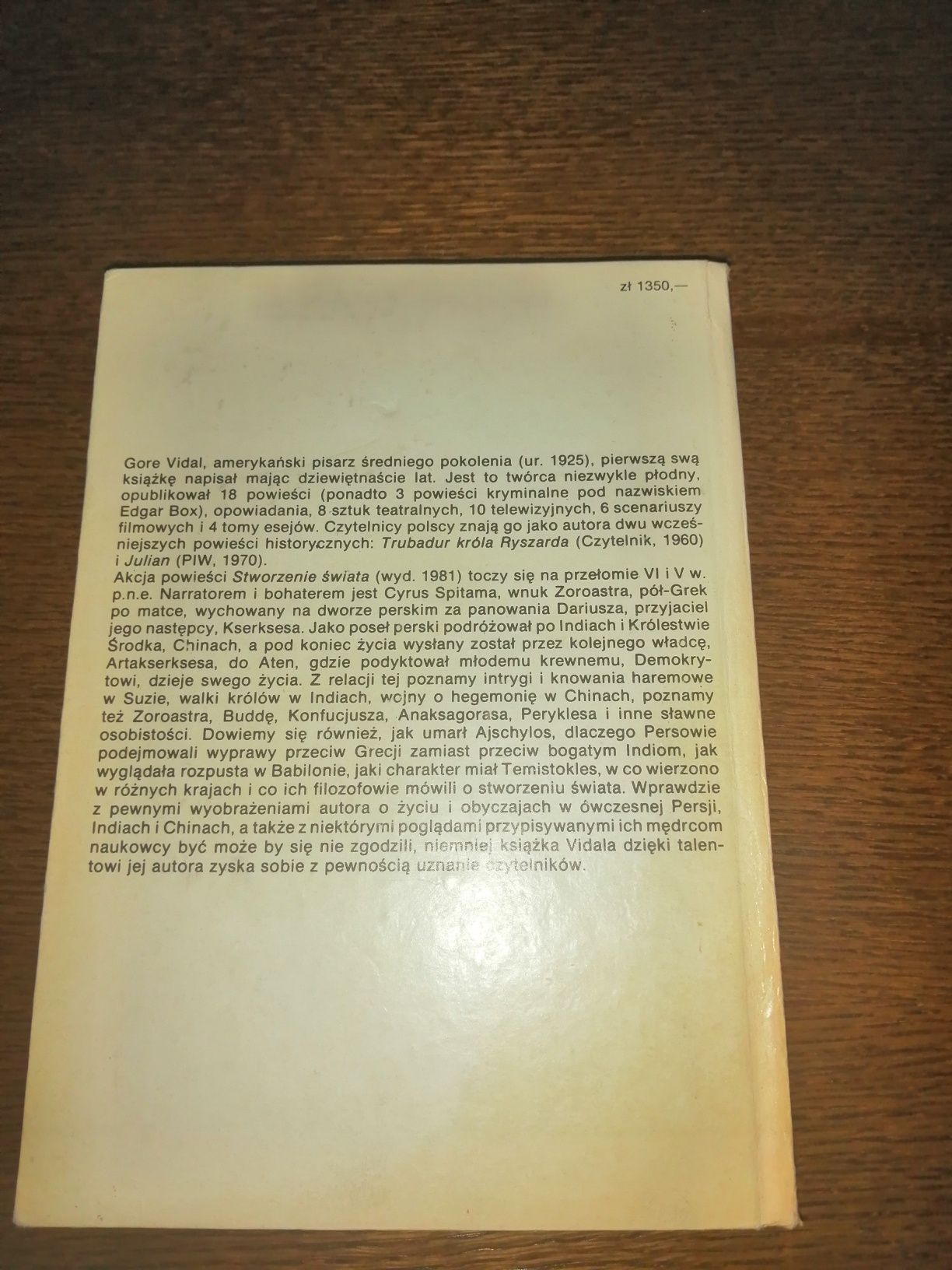 Stworzenie świata - Gore Vidal