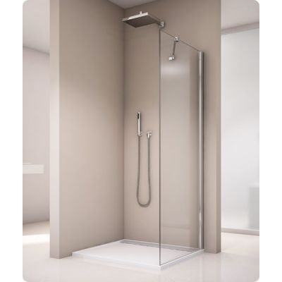 SanSwiss Solino ścianka prysznicowa 80 cm boczna srebrny połysk