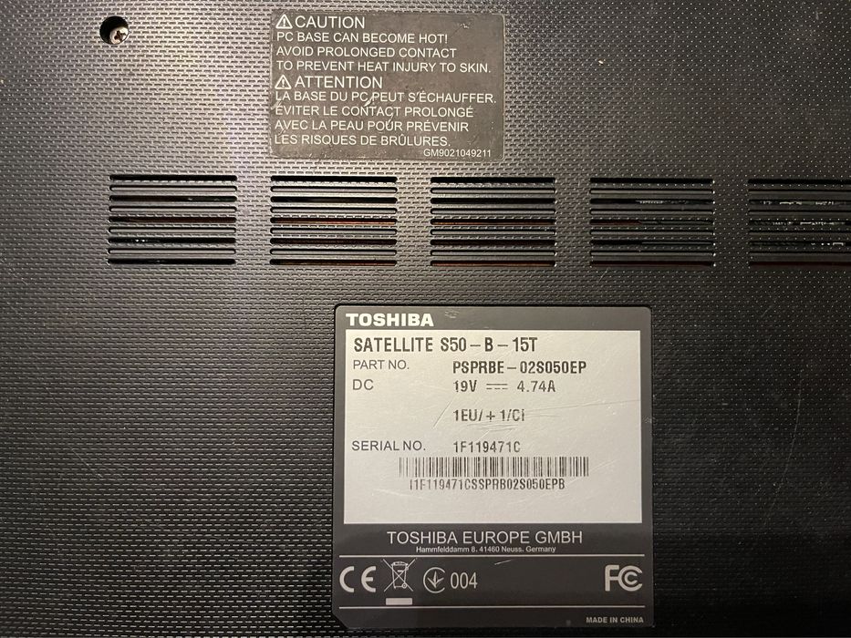 Portatil Toshiba Satellite S50-B-15T