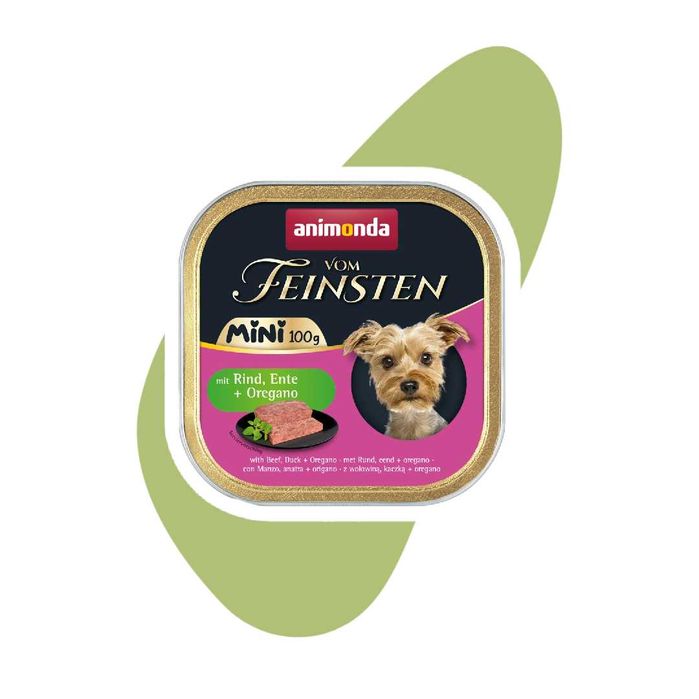 Animonda Vom Feinsten Adult Mini Wołowina, kaczka i oregano 6x100g