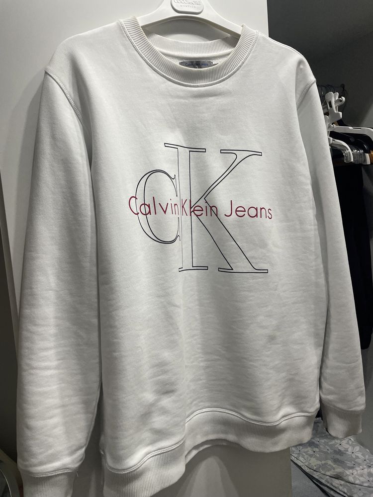 Bluza biała Calvin Klein