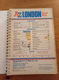 Atlas plan miasta Londyn London A-Z