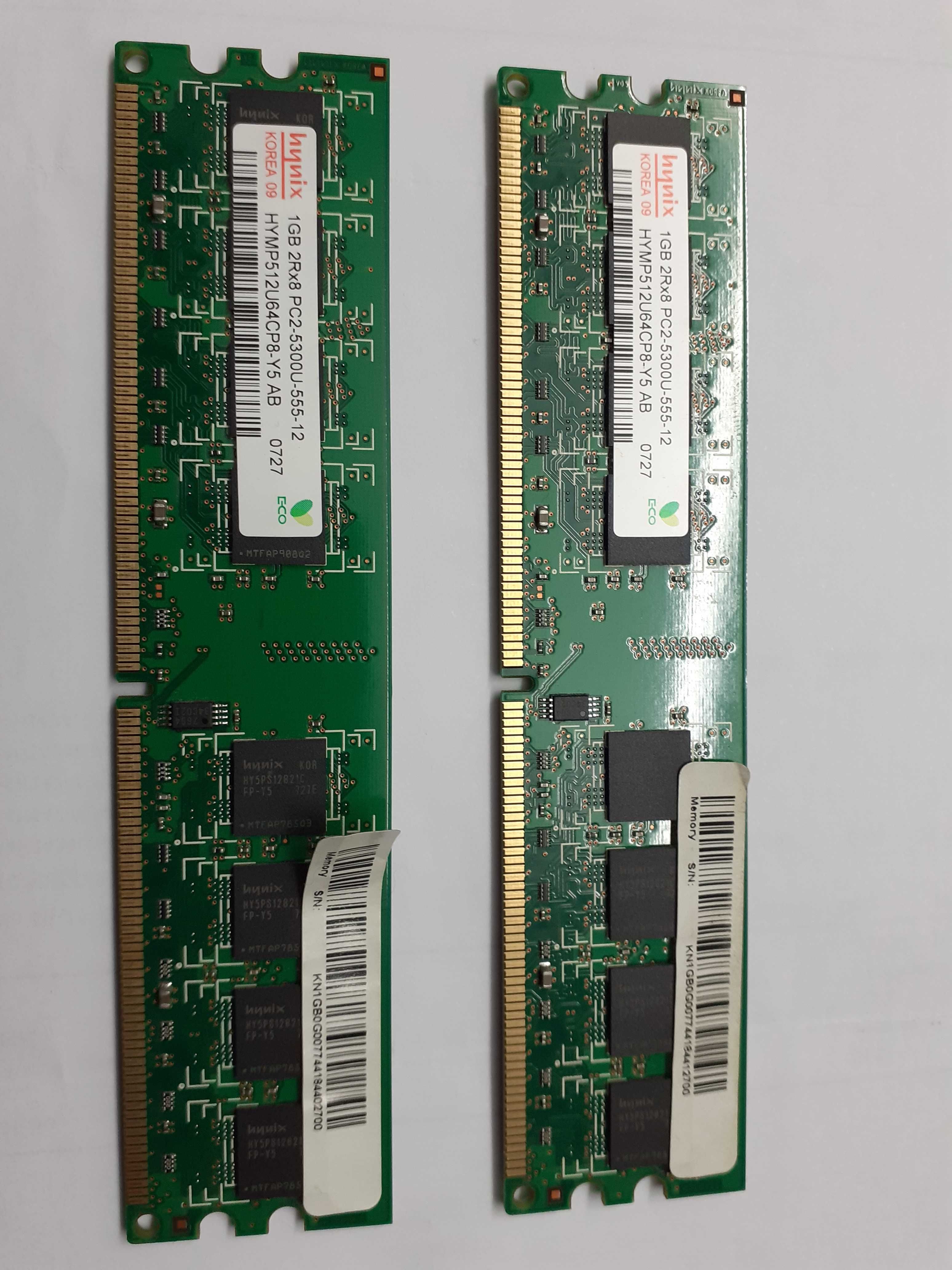 memoria ram hynix 1GB PC2-5300U-555-12