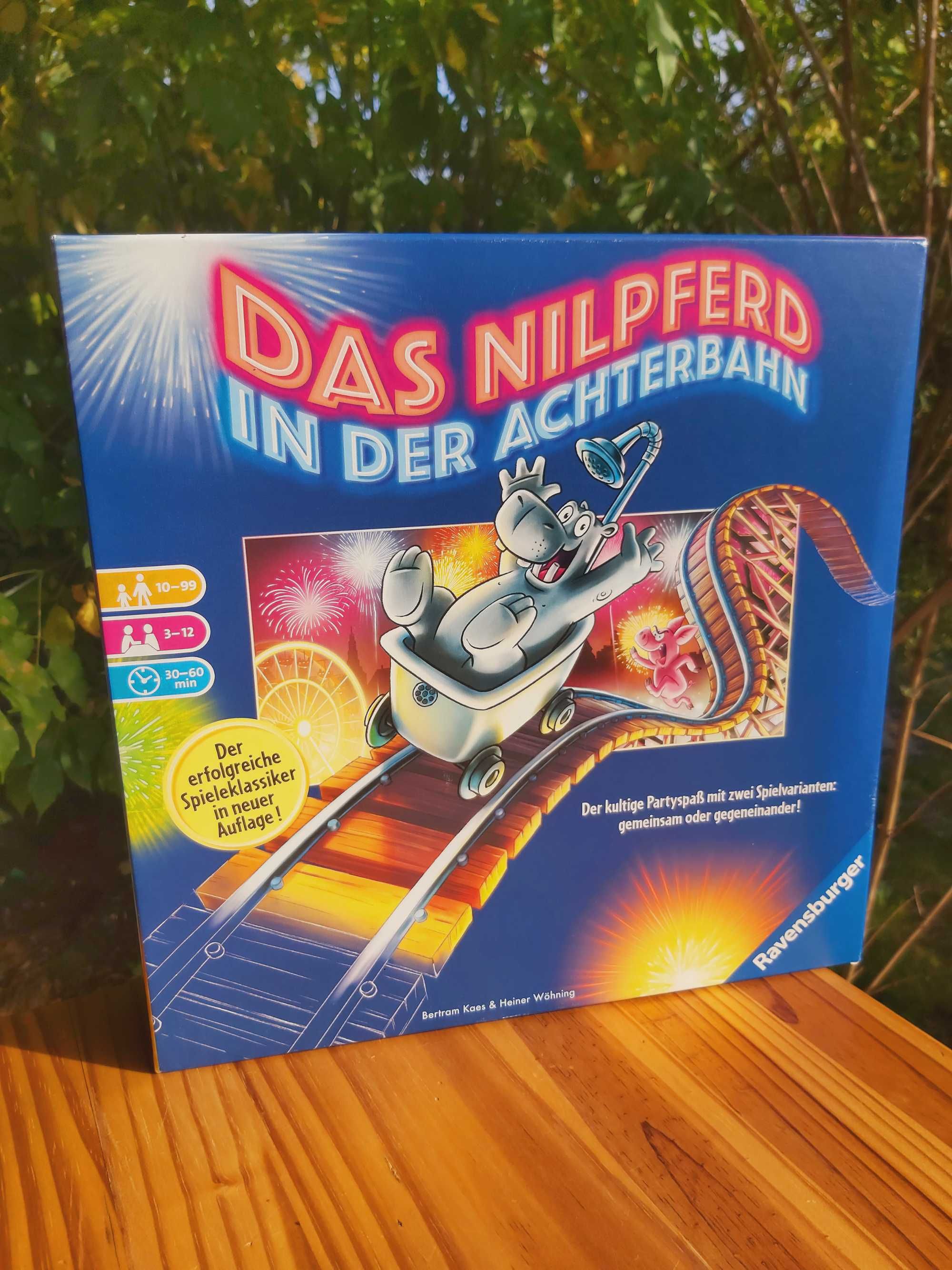 Gra Das Nilpferd in der Achterbahn - Niemiecka