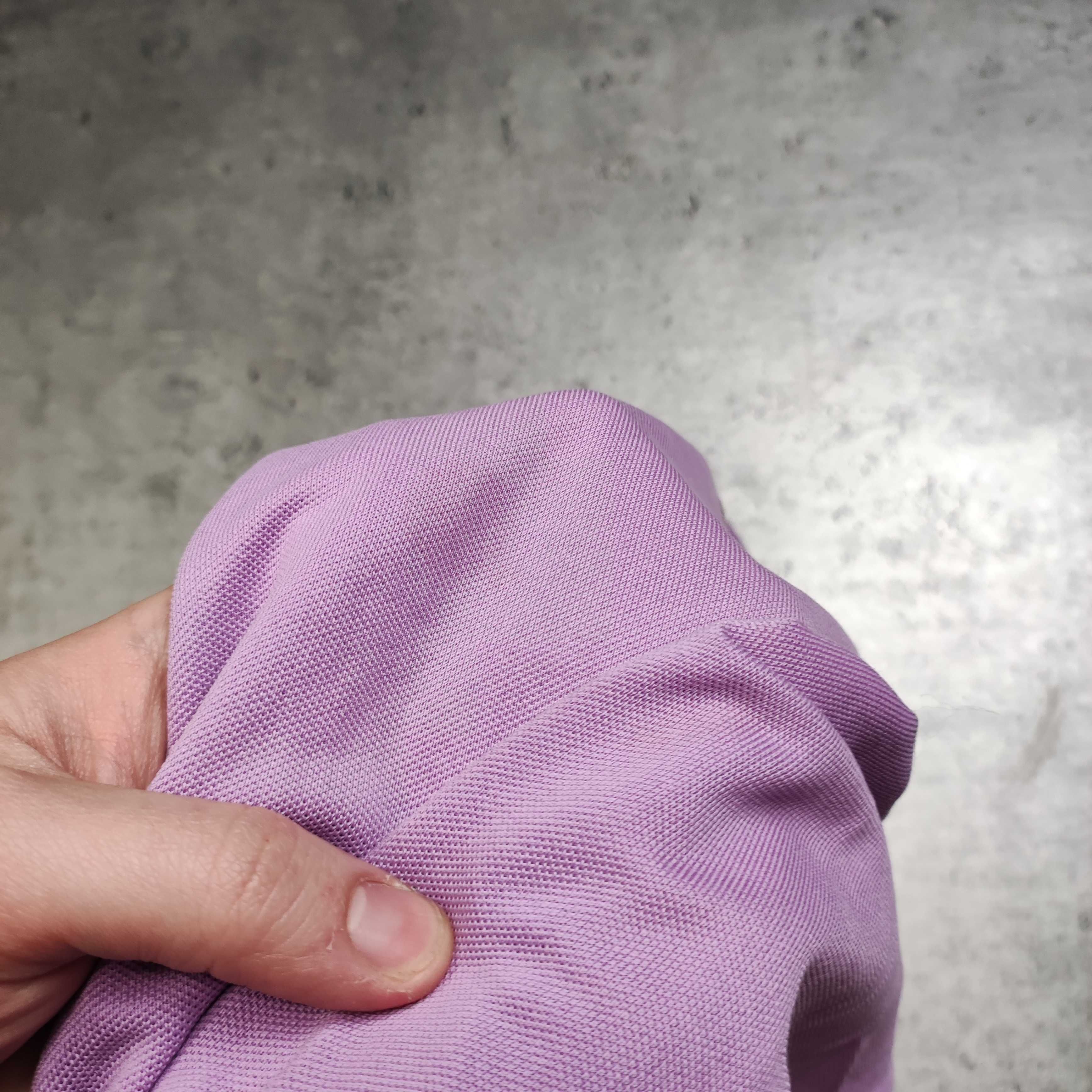 MĘSKA Koszulka PREMIUM Lilia Fiolet Polo Ralph Lauren Bawełna Casual