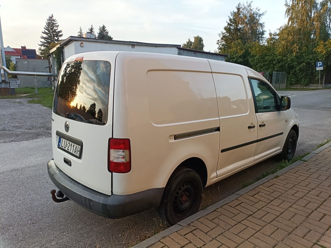 Volkswagen Caddy Maxi 2.0 benzyna + LPG, 2009 rok