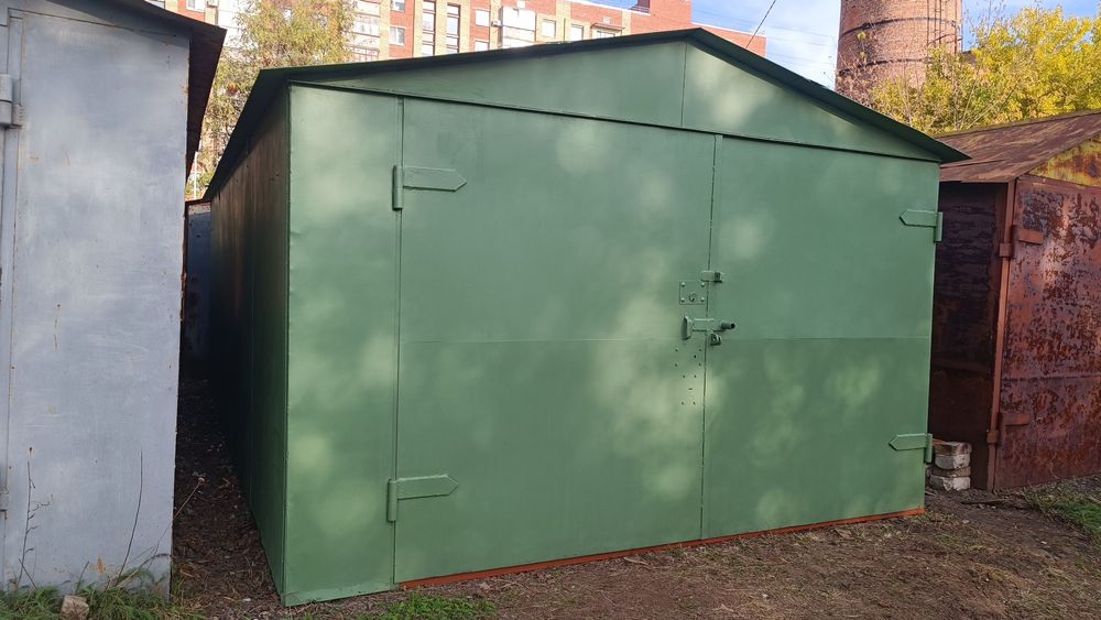 Гараж металлический 6.1х3.5