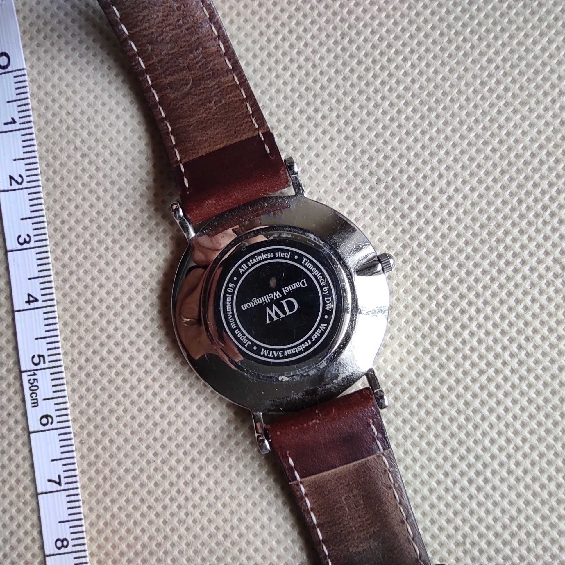 daniel wellington zegarek skórzany pasek uszkodzony