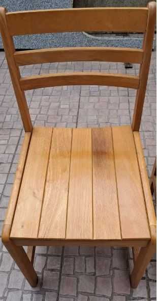 Cadeiras de sala/cozinha 4 pcs em madeira de pinho