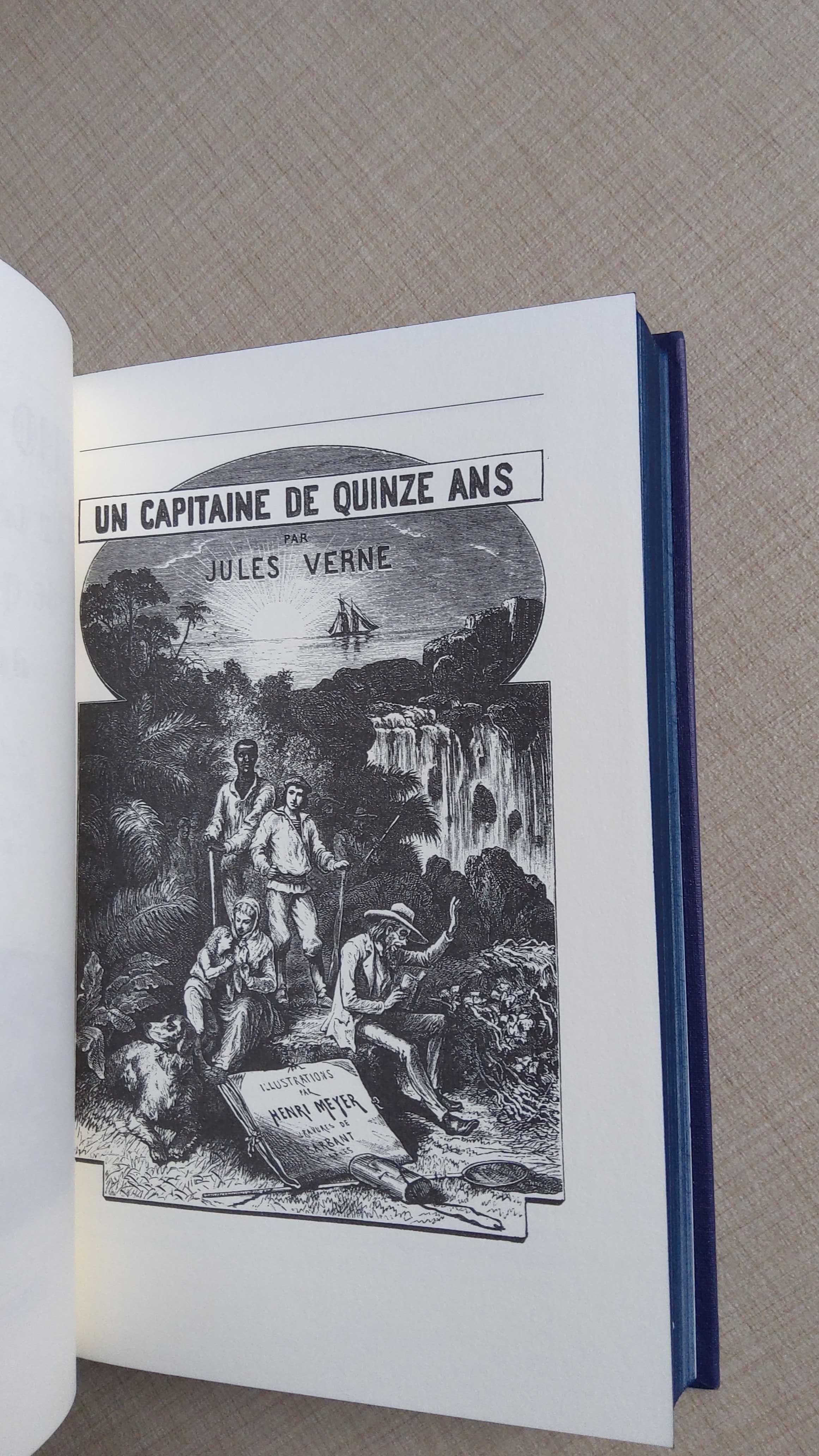 Julio Verne Un capitán de quince años hiszpański reprint oryg. wydania