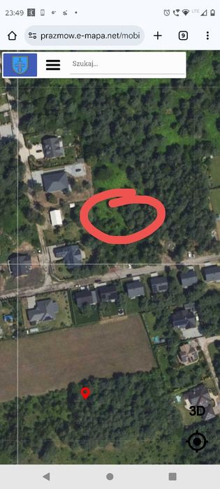 Działka budowlana Łoś