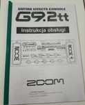 ZOOM G9.2tt Polska instrukcja obsługi efekt gitarowy