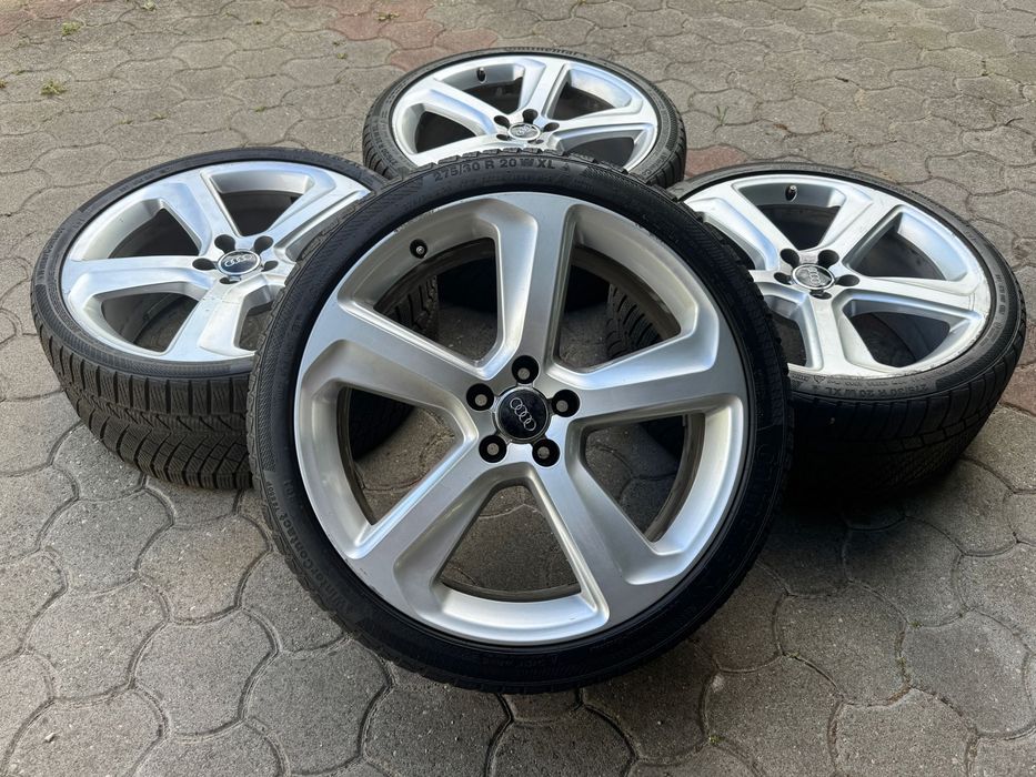 Felgi audi q5 sq5 a6 a8 a7 20 cali 5x112 s line opony rotor oryginalne
