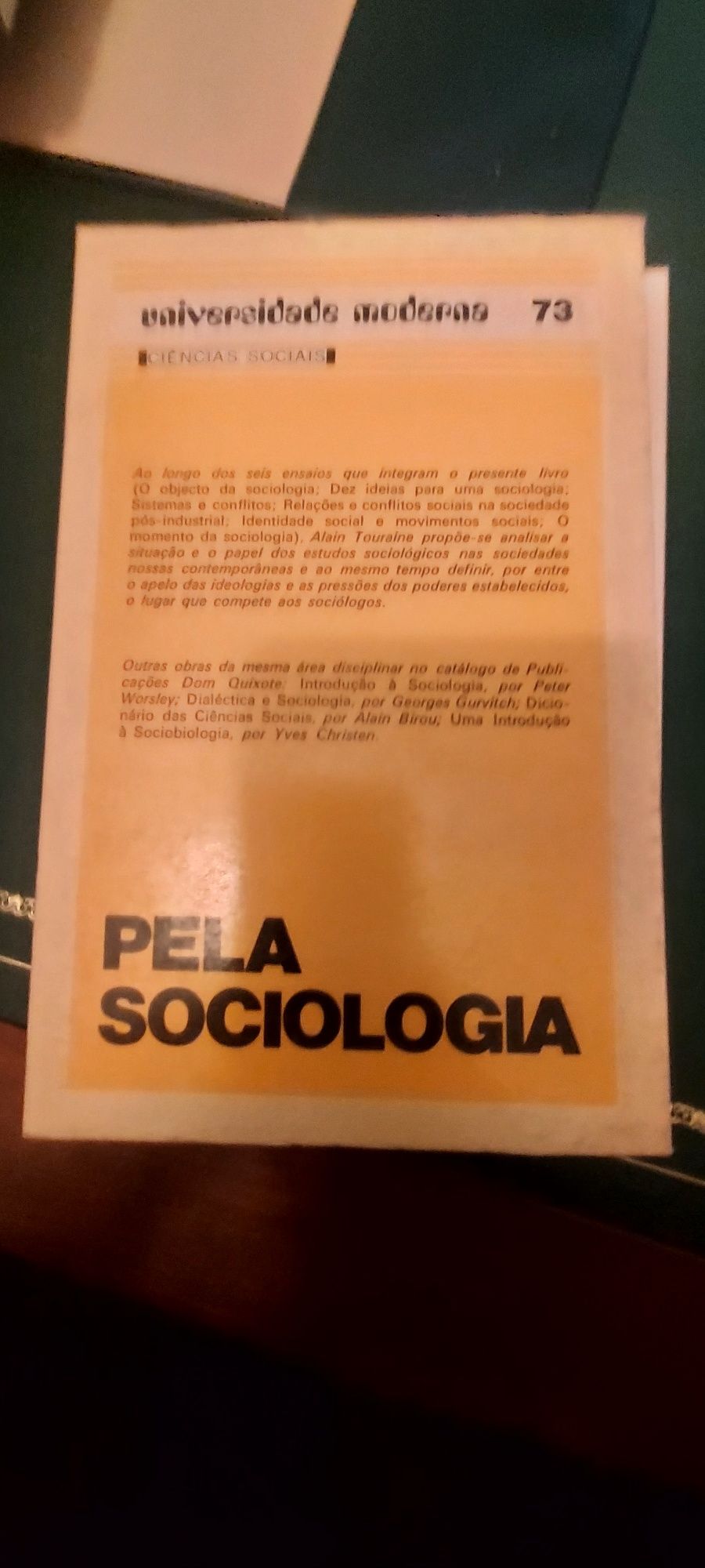 Pela sociologia de Alain Touraine