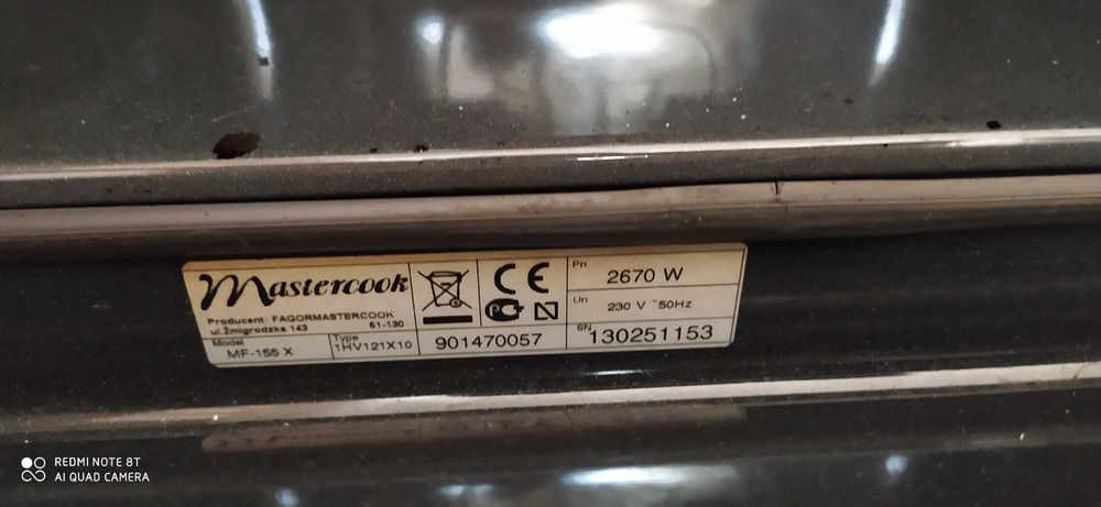 piekarnik mastercook na części