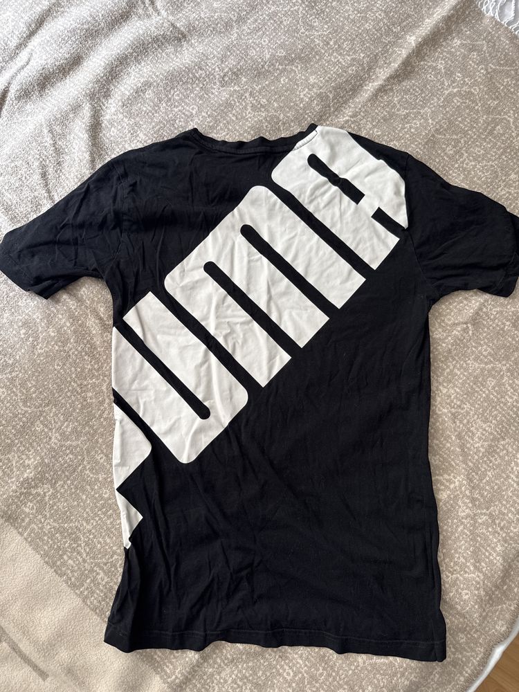 Męska czarna koszulka T-shirt S marki Puma używana