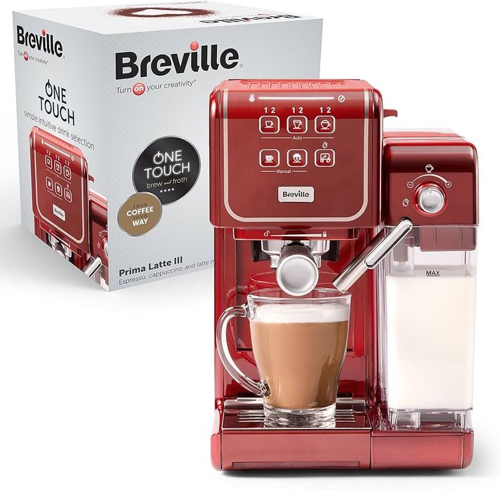 Breville Prima Latte III VCF147X ekspres kolbowy