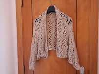 Casaco de crochet