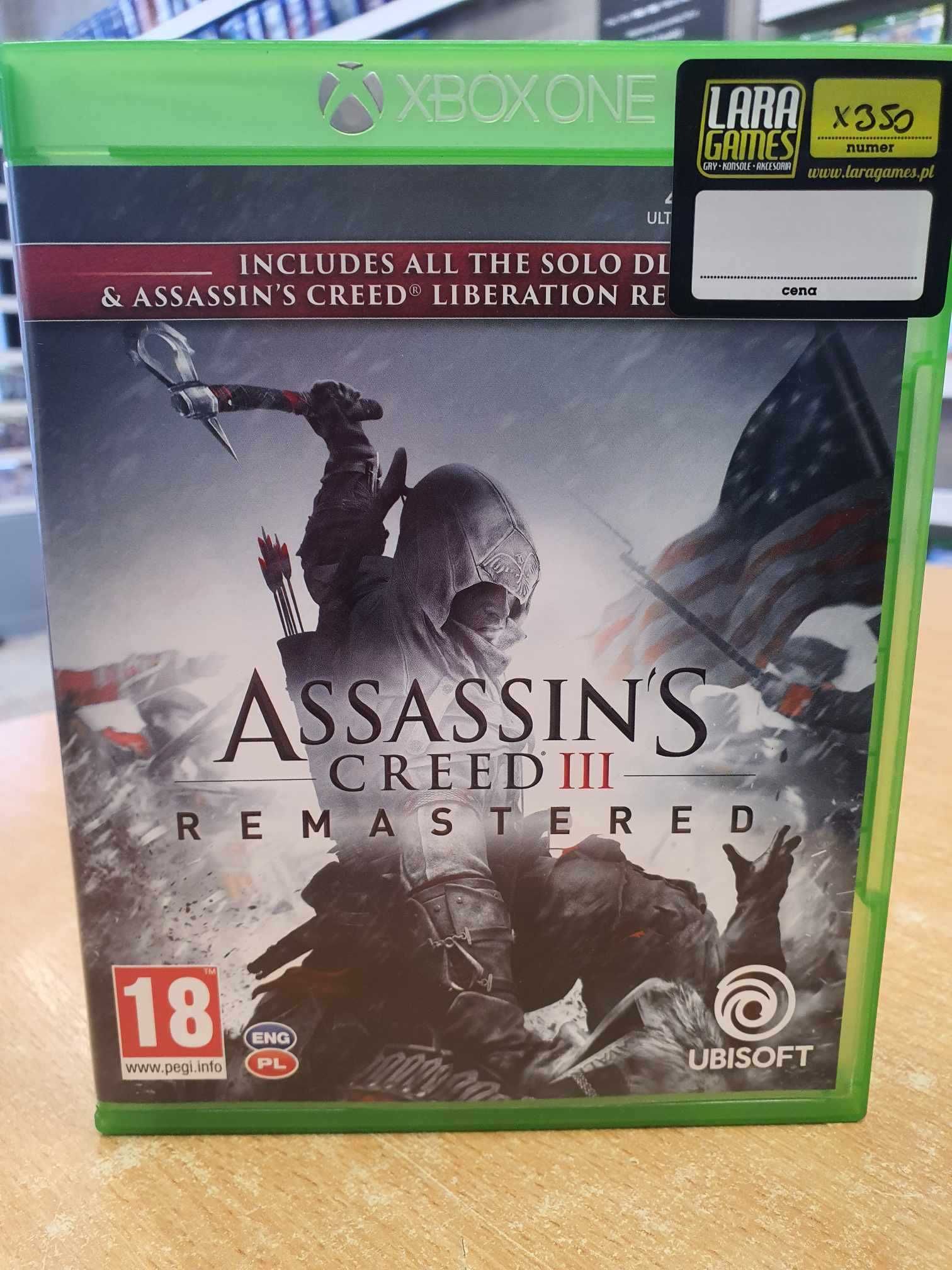 Assassin's Creed 3 Remastered XBOX ONE Sprzedaż/Wymiana Lara Games