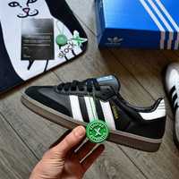 Чоловічі кросівки Adidas Samba OG 'Black\White\Gum' Розміри 40-45