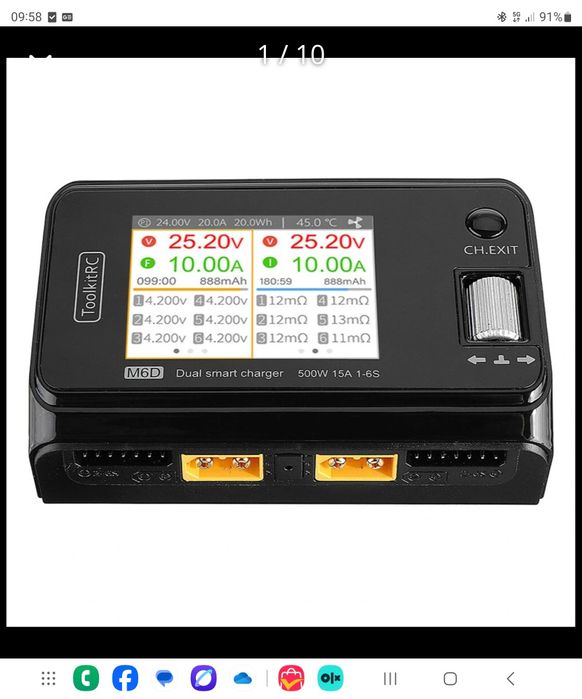 Carregador e descarregador inteligente