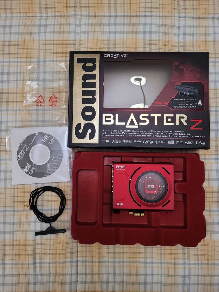 Placa de Som Creative Sound Blaster Z