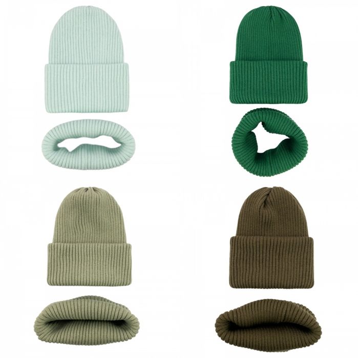 Шапка і хомут для дівчинки хлопчика демісезон