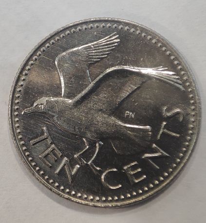 Moneta Barbados 10 cents