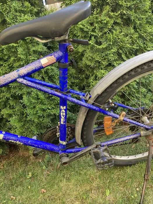 Rower marvel górski mtb niebieski koła 26