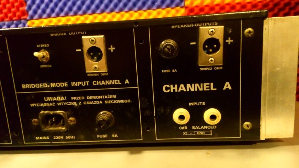 końcówka mocy i mikser estradowy