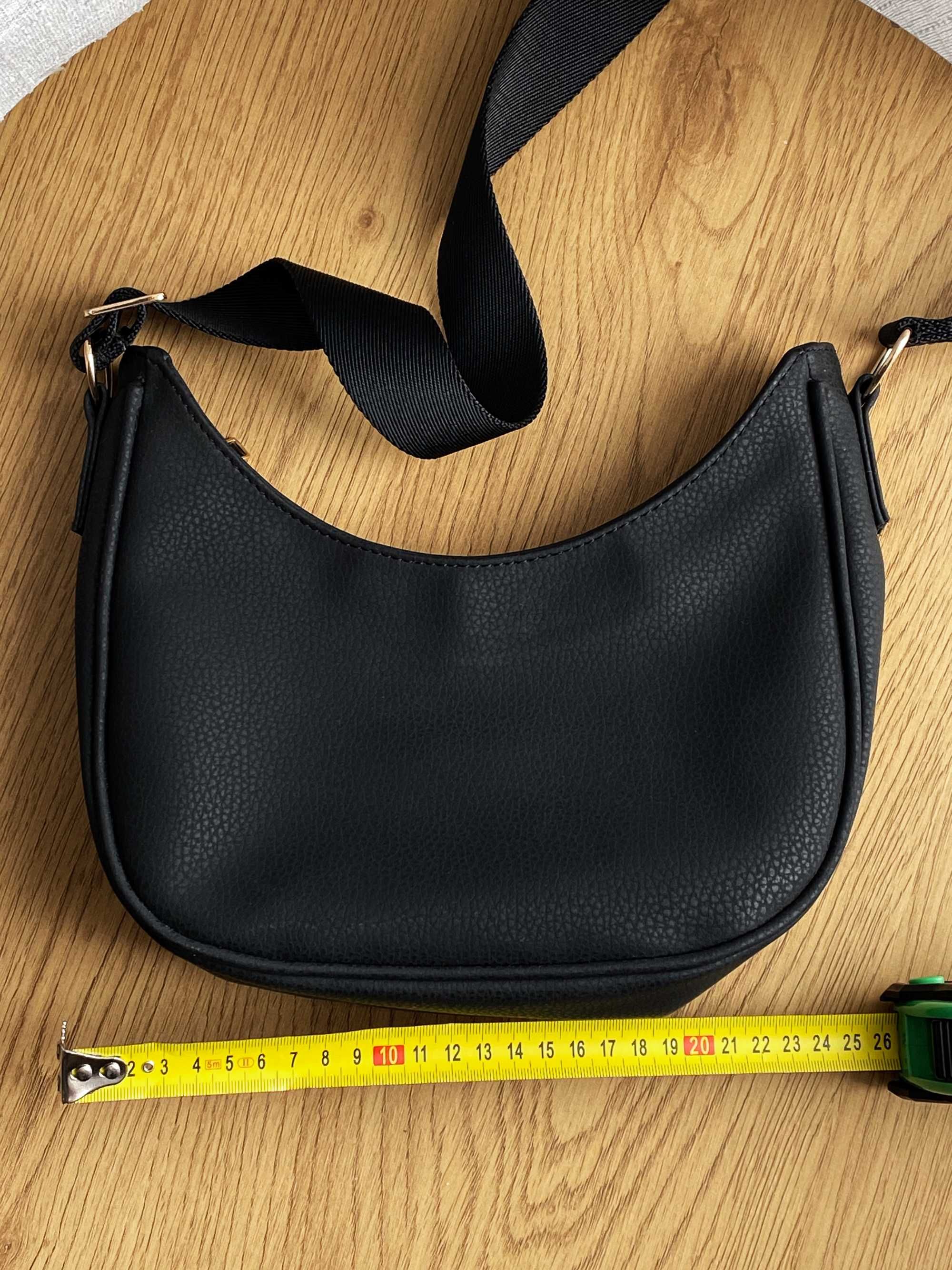 Сумка HARVEST SADDLE BAG чорна екошкіра жіноча нова