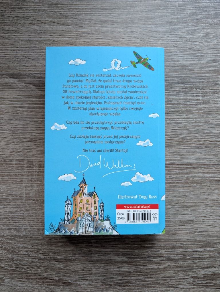 książka "Wielka ucieczka dziadka" David Walliams