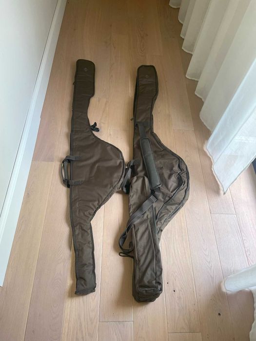 Zestaw pokrowców na 3 wędki karpiowe 10ft Nash