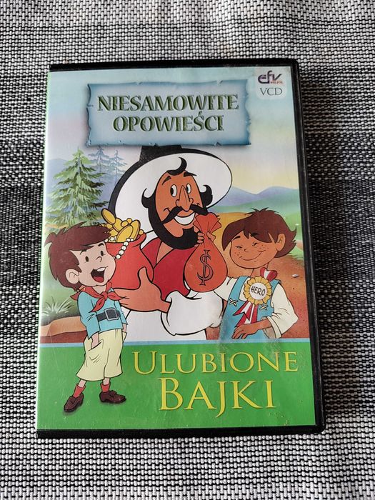 Zestaw gier na PC i bajek DVD dla dzieci - 5 płyt tanio