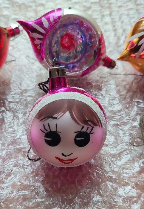 Bombki choinkowe z okresu PRL-U.