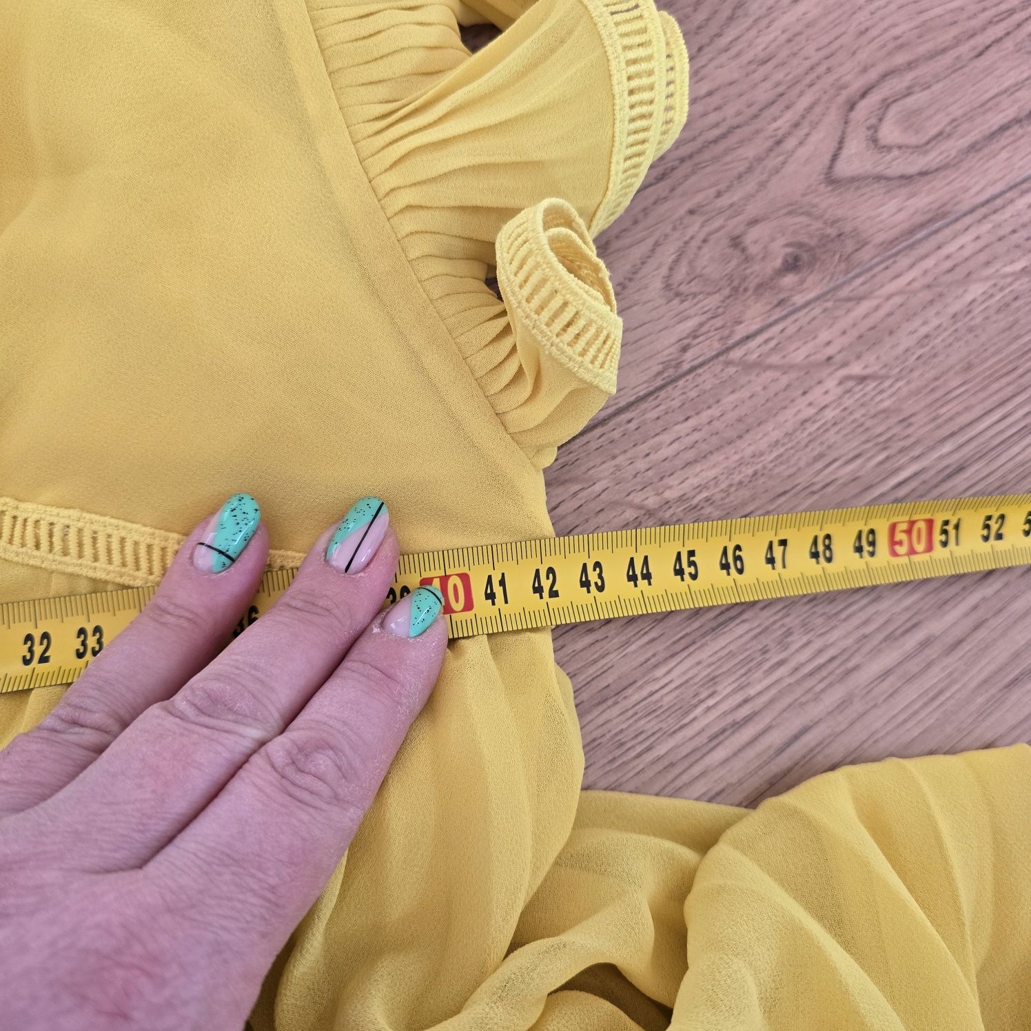 Sukienka letnia v by very 44 xxl plisowana midi koktajlowa asos krótki