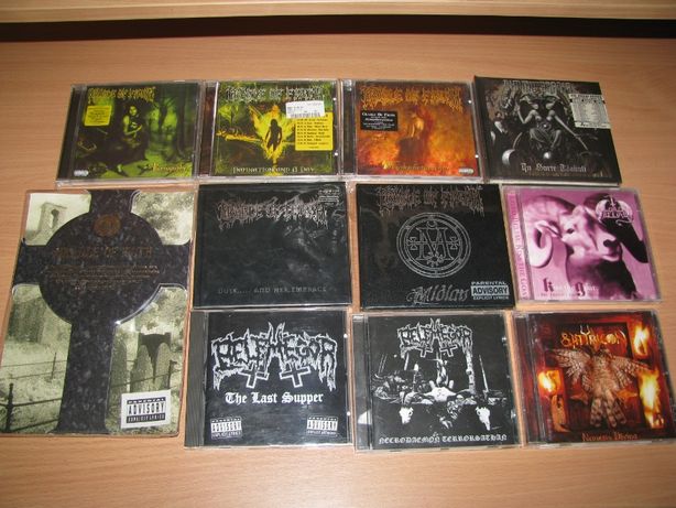 CD Cradle Of Filth, Samael, Dissection, Immortal, Dark Funeral,Emperor