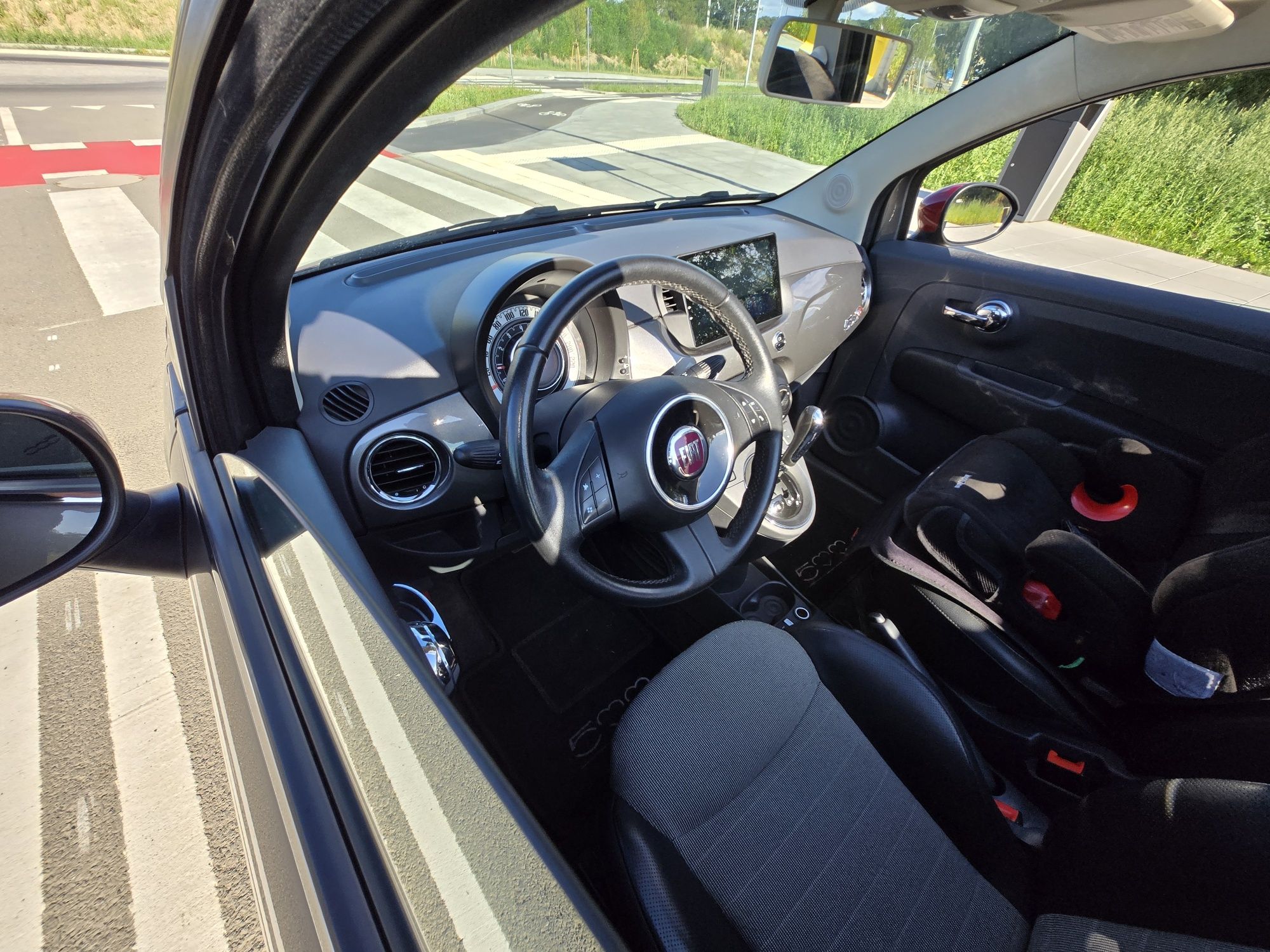 Fiat 500C 1.2 cabrio automat dualogic mały przebieg kamera czujniki