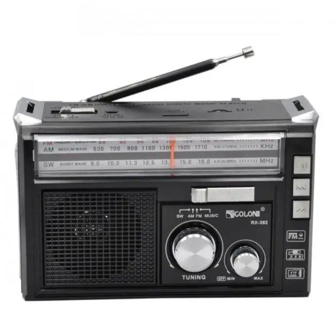Портативне радіо з Bluetooth, з блютуз BT, TWS, AUX, FM, TF, USB
