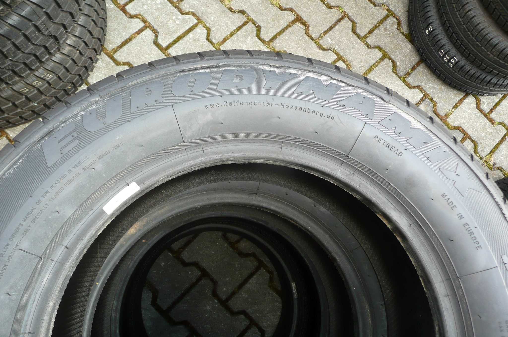 Opony letnie bieżnikowane 225/55/R16 EURODYNAMIX SPORT 3 (6 sztuk)