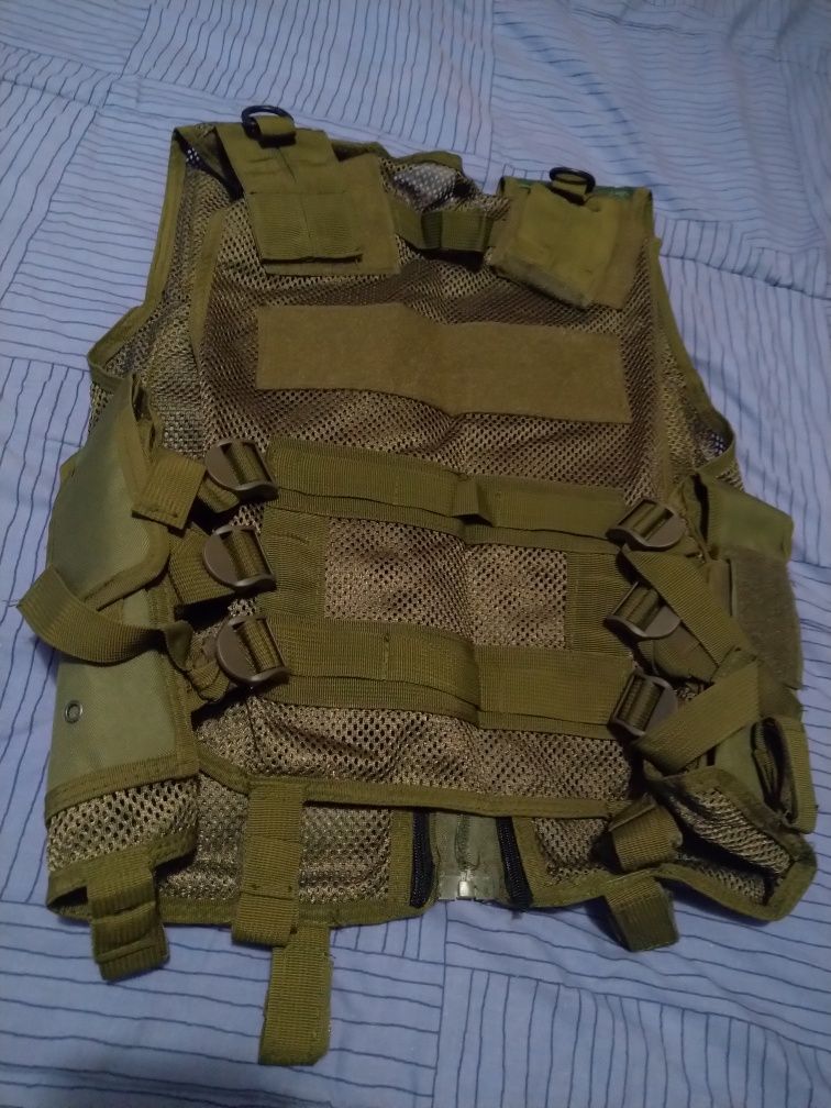 Colete verde para airsoft