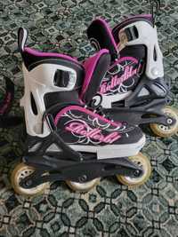 Дитячі ролики Rollerblade 28-32 для дівчинки + захист + шолом