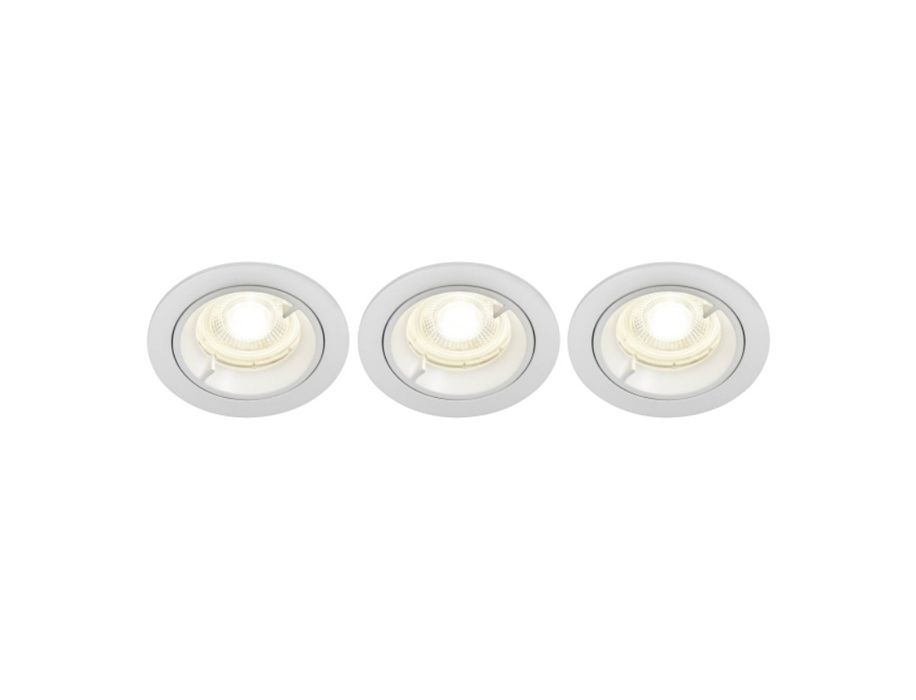 Nowe Oczko LED GoodHome Caius białe 3szt 345lm, 4000k