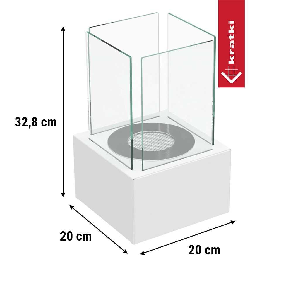 Biokominek tango 1 biały