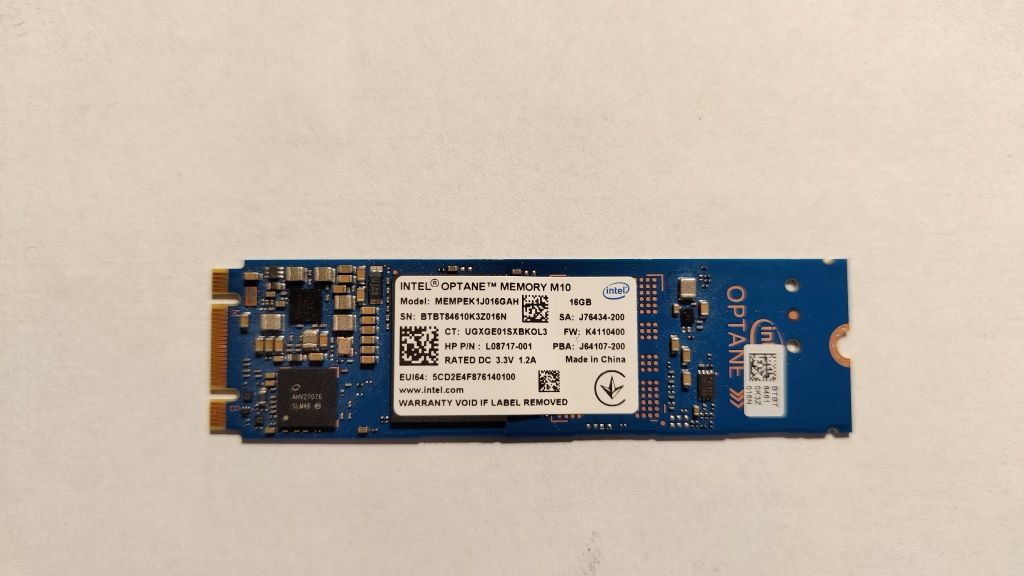 Модуль M2 2280 NVME Intel Optane Memory M10 - 16GB SSD