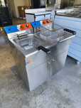 Fritadeira elétrica dupla 14+14L (novo, com garantia)